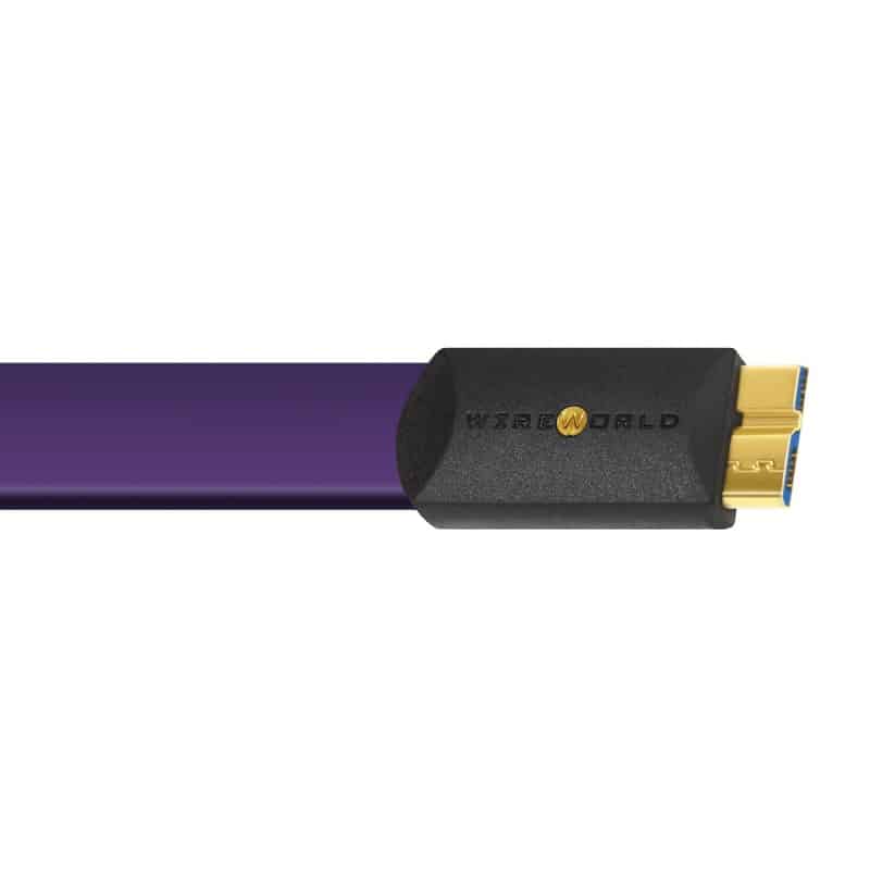 WireWorld Ultraviolet 8 USB3.0 A to Micro B (U3AM) - Audio USB Kabel