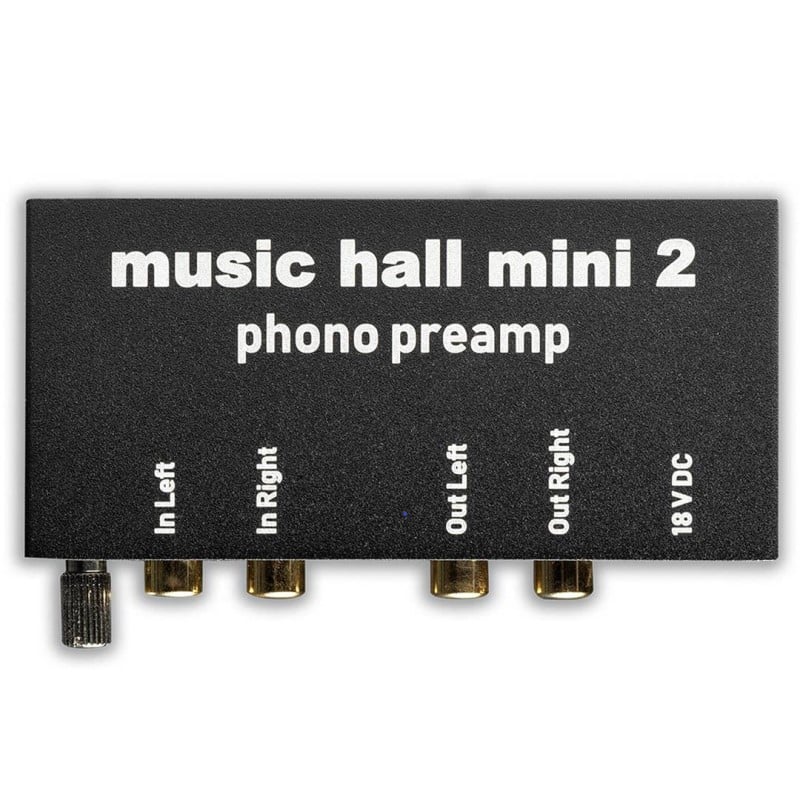 Music Hall Mini 2 - Phono Voorversterker voor Platenspeler - Zwart