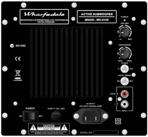 Wharfedale WH-S10E - Zwart - Subwoofer