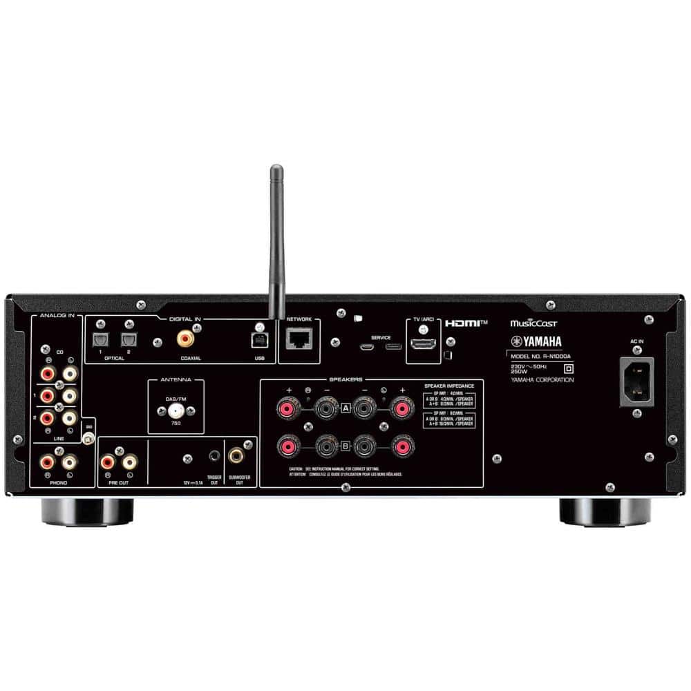Yamaha R-N1000A - Zwart - Stereo Receiver