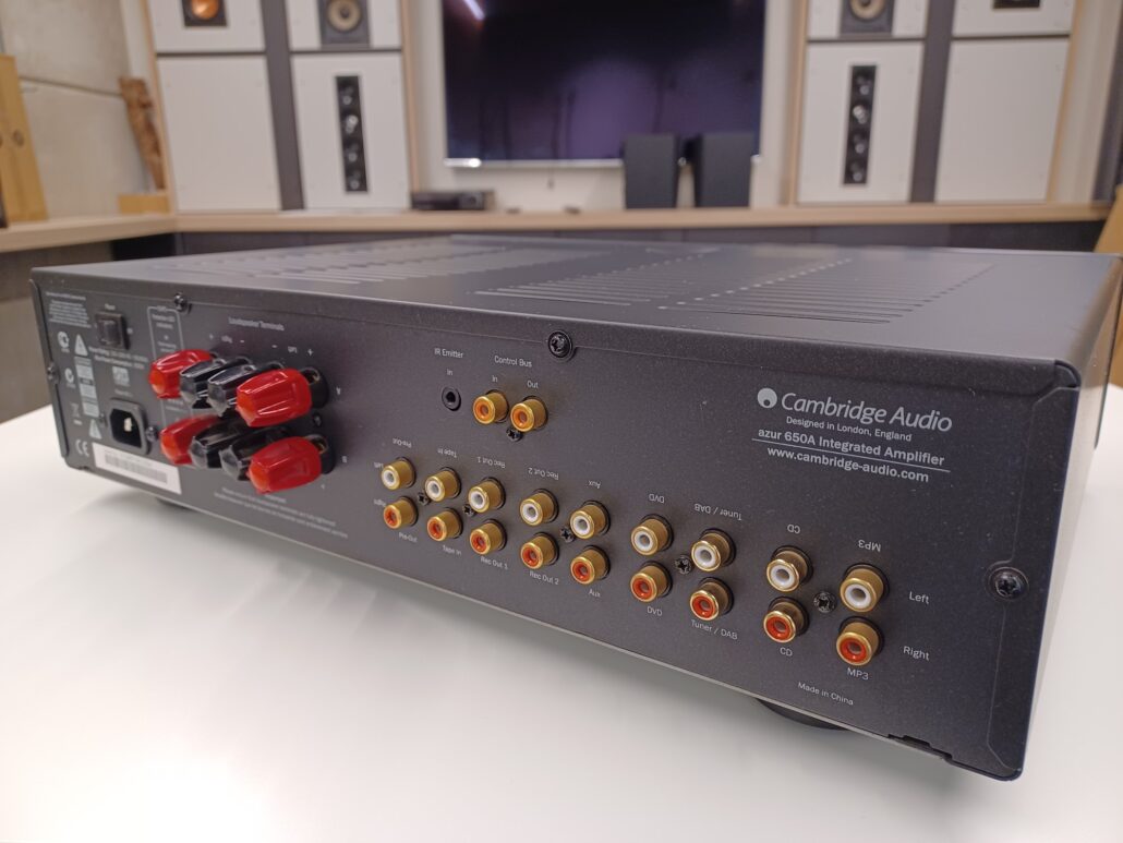 Amplificador estéreo integrado Cambridge Audio Azur 650A