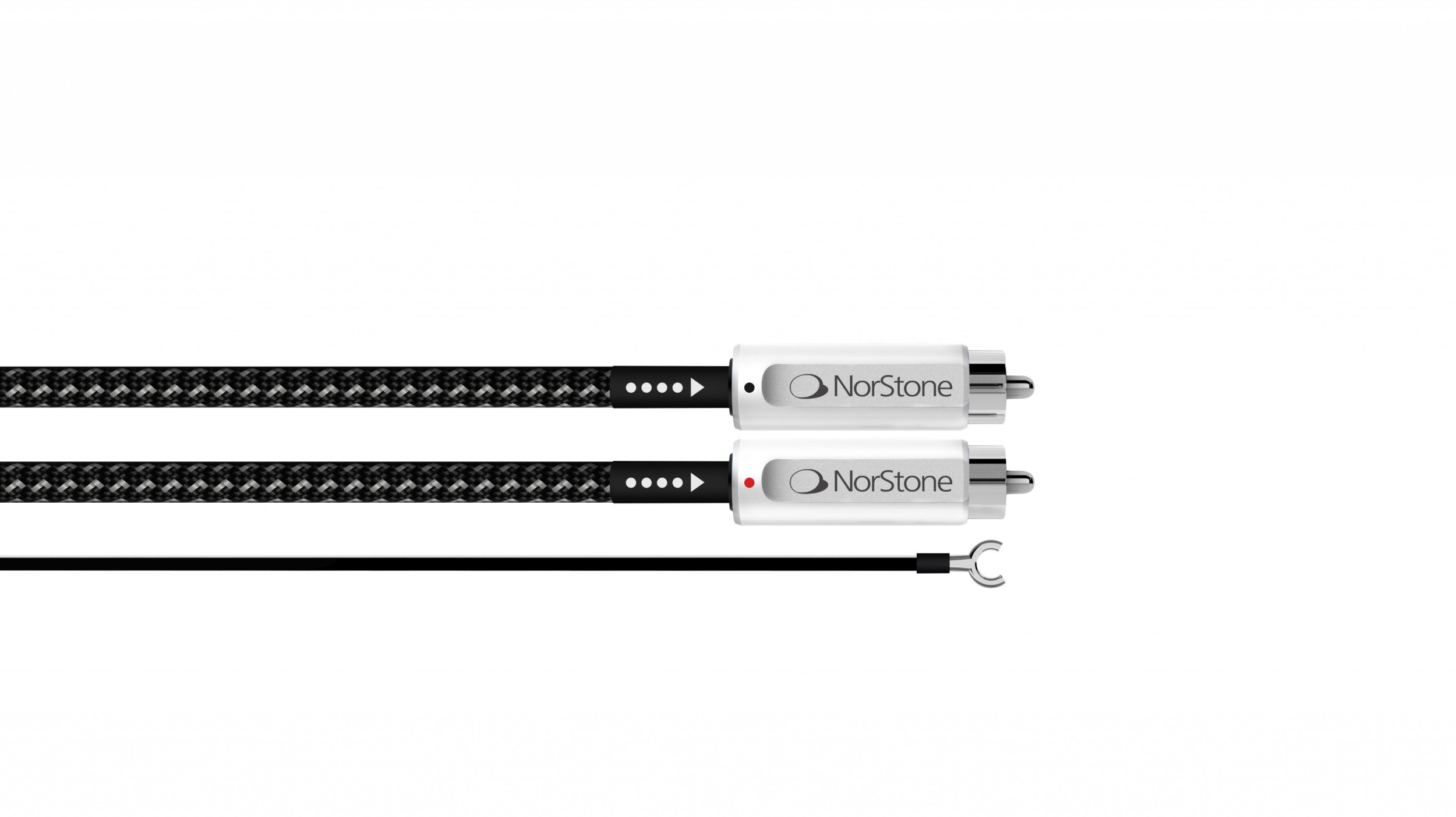 Norstone Jura Kabel RCA 1M (+ Aardedraad)