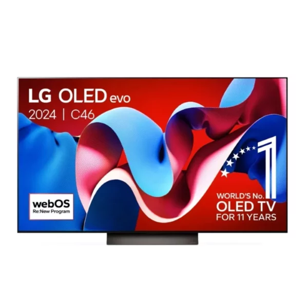 LG OLED TV OLED48C46LA - 48 inch - 4K OLED UHD Smart TV - Wifi - Zwart - Perfecte Beeldkwaliteit en Slimme Functies