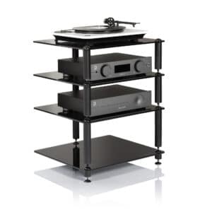 NorStone BERGEN 2 - Zwart - Hifi-meubel