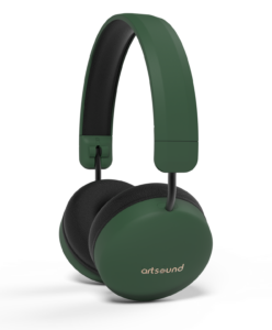 ArtSound BRAINWAVE05 - Verde - Auriculares inalámbricos supraaurales
