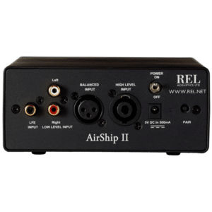 Rel Airschip II - Zwart - Stereo Receiver