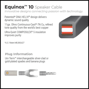 Wireworld Equinox 10 (EQS) - Luidsprekerkabel