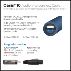 Wireworld Oasis 10 Audio Interconnect