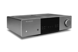 Front - Cambridge Audio EXA100 - Grijs - Stereo Versterker