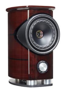 Fyne Audio F1-5 in walnoot - 3-kwart aanzicht