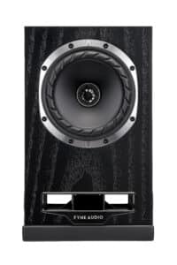Fyne Audio F5S in zwart eiken - vooraanzicht