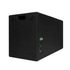 ArtSound AS1600 professionel subwoofer, sort - set bagfra