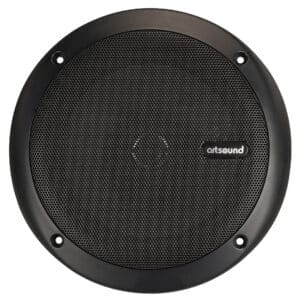 ArtSound MDC64.2 vandtæt væghøjttaler 6.5 tommer, sort - set fra siden