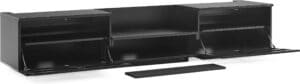 Norstone Eden Vision 240 projectiemeubel, zwart - zijaanzicht