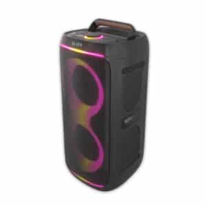 ArtSound PWR08 draagbare bluetooth party speaker, zwart - zijaanzicht
