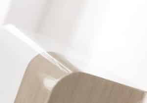 Q Acoustics Concept 300 Gloss White & Oak - detail
