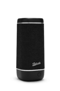 Roberts Reunion draagbare bluetooth speaker, zwart - zijaanzicht
