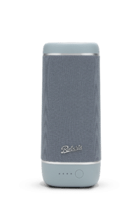 Roberts Reunion draagbare bluetooth speaker, duck egg blue - zijaanzicht
