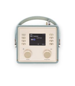 Roberts Revival Mini 2 radio, duck egg blue - detail