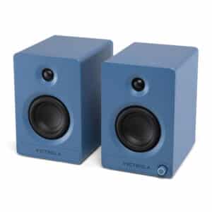Victrola VPS-400 Tempo actieve luidspreker, blauw - zijaanzicht