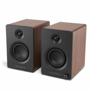 Victrola VPS-400 Tempo actieve luidspreker, walnoot - vooraanzicht