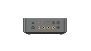 WiiM Amp Ultra - Streaming Versterker - Space Grey - zijaanzicht