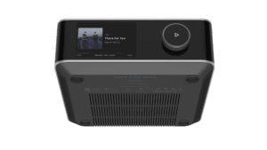 WiiM Amp Ultra - Streaming Versterker - Zilver - zijaanzicht