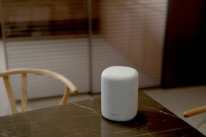 WiiM Sound Lite smart speaker, wit - detail